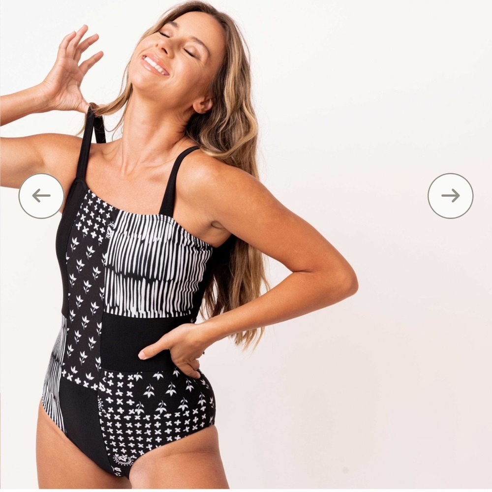 Nani Swimwear Color Block One Piece Swimsuit